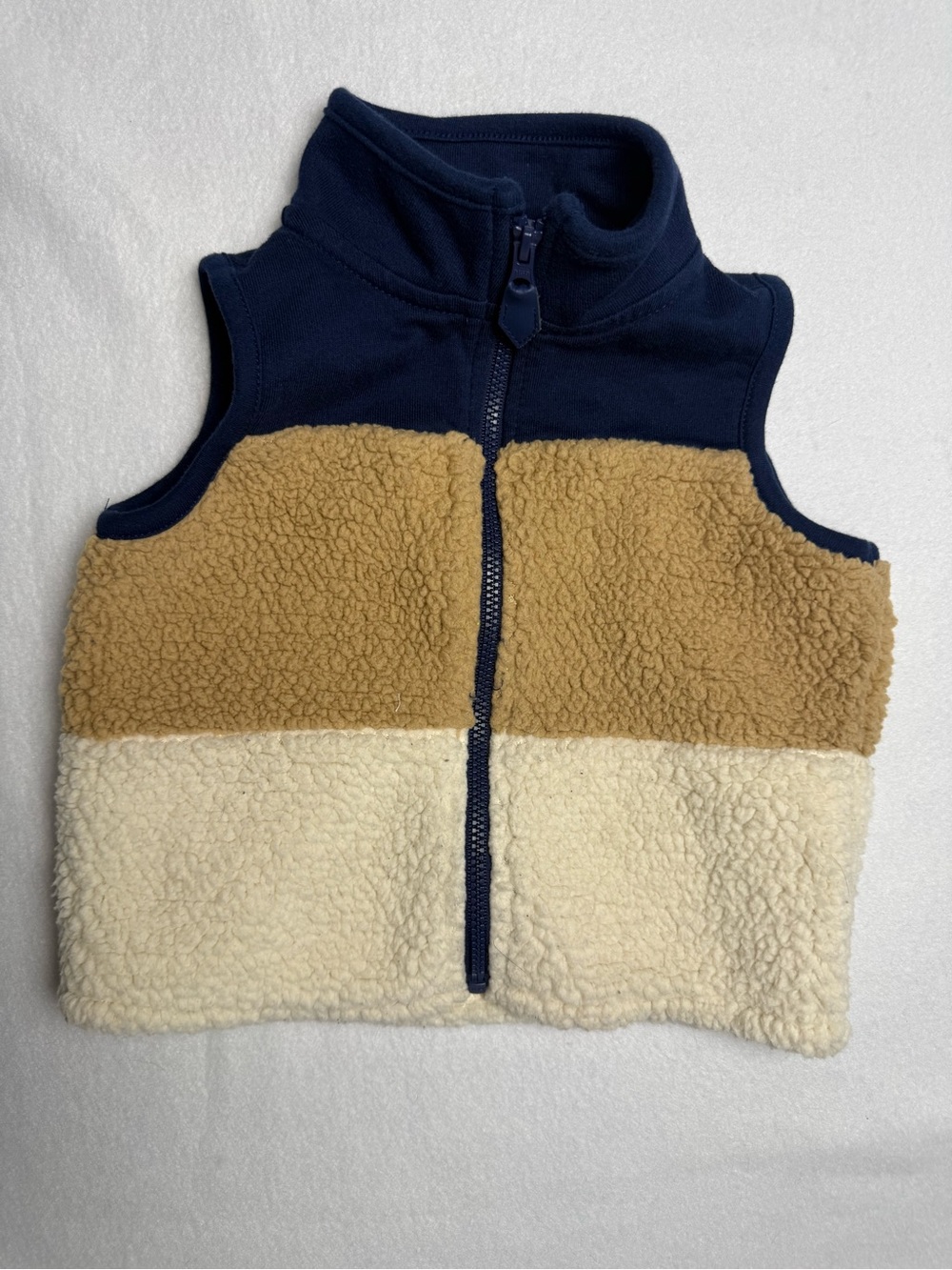 Carter’s Baby Boys Sherpa Fleece Colorblock Vest